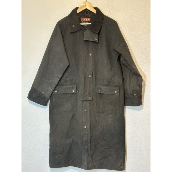 Kakadu Australia Other - Men's Black Waxed Coat